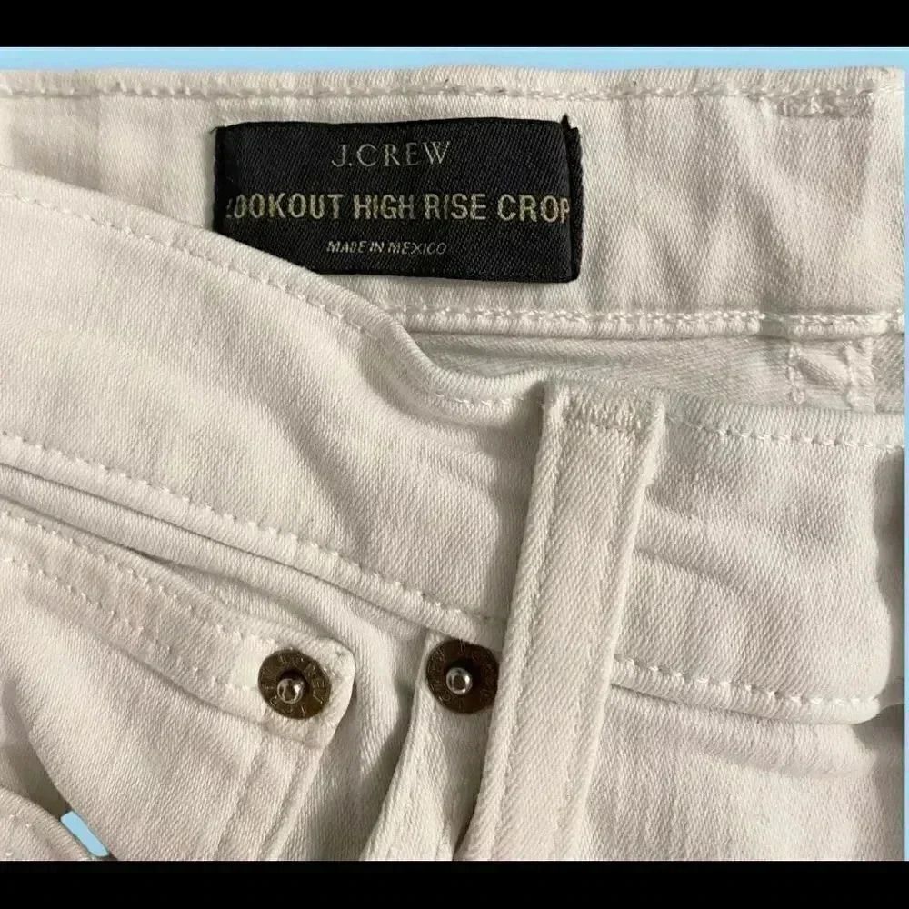 J. CREW Lookout High Rise Crop Jeans - Picture 6 of 7